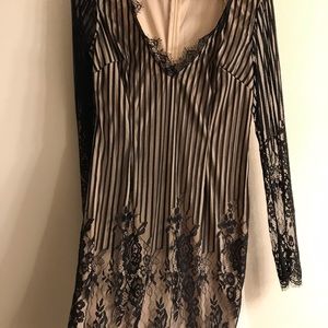 Little black lace dress